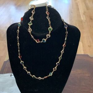 Bracelet and necklace